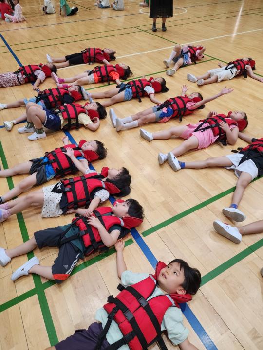 <금곡초병설유> 찾아가는 안전교실, 수상 안전 체험교육